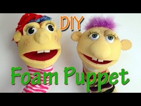Ana DIY Crafts - How to make a Foam Puppet Ana | DIY Crafts.