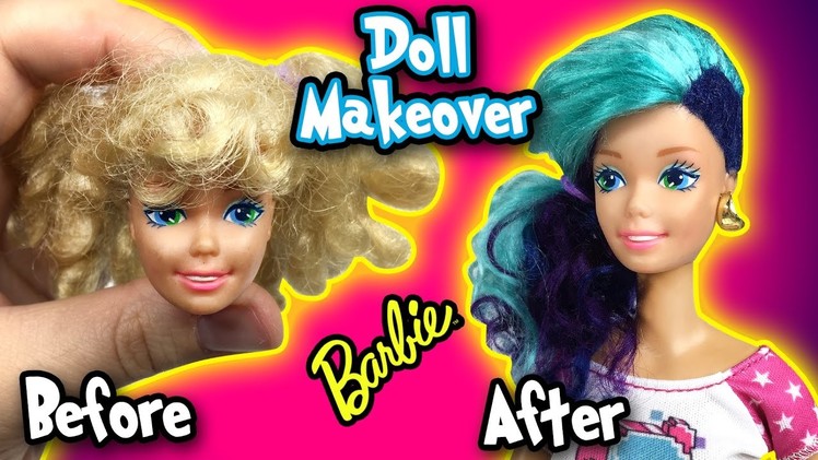 Barbie Makeover - DIY Custom Thrift Store Doll and and New Look - Making Kids Toys