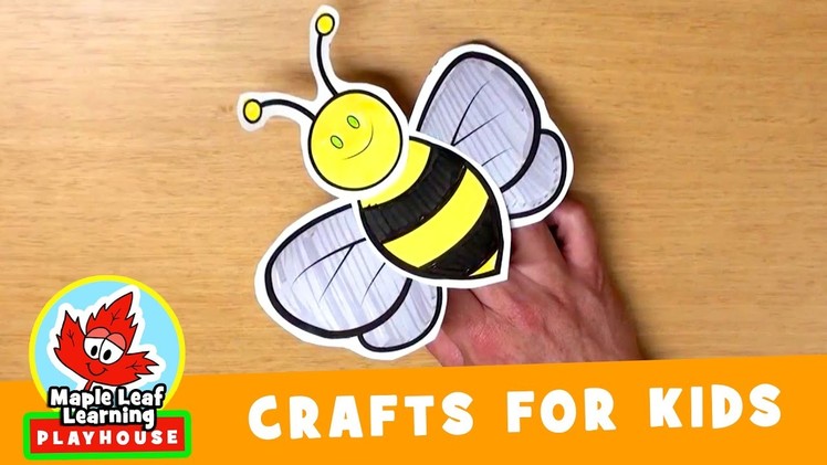Bee Craft for Kids | Maple Leaf Learning Playhouse