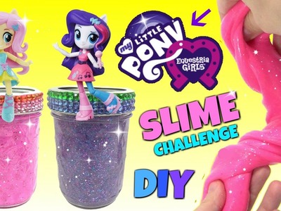 D.I.Y. MY LITTLE PONY MLP EQUESTRIA Rarity & Fluttershy Do It Yourself Glue & Starch SLIME Putty