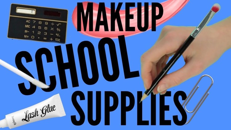 DIY Back To School Makeup School Supplies part 5 | pastella28