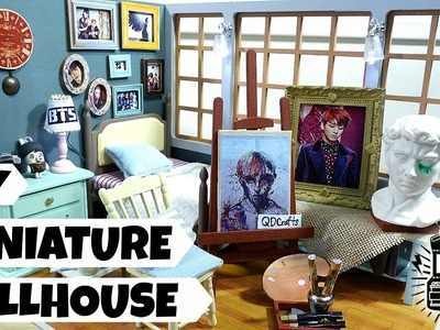 DIY BTS Miniature Dollhouse Bedroom (Blood, Sweat & Tears Theme)