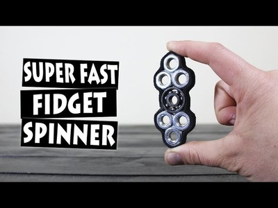 DIY Cheapest Hand Spinner Fidget Toy SUPER FAST