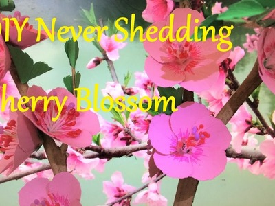 DIY Cherry Blossom : Paper Cherry Blossom : DIY paper flower tutorial : FLOR DE CEREZO DE PAPEL