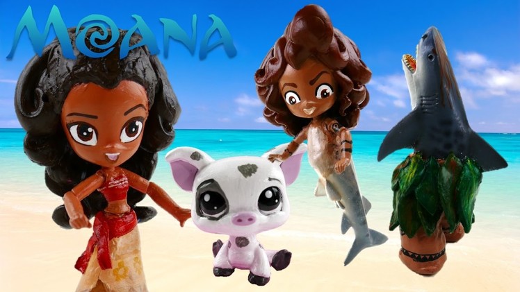 DIY Compilation Disney Moana, Pua and Maui Toy Custom My Little Pony Equestria Girls Minis Tutorial