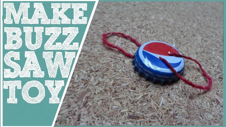 DIY Craft | How to make buzz saw toy (thread spinner) | LITTLE HACKER