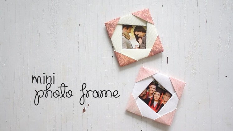 DIY: Cute Mini Photo Frame