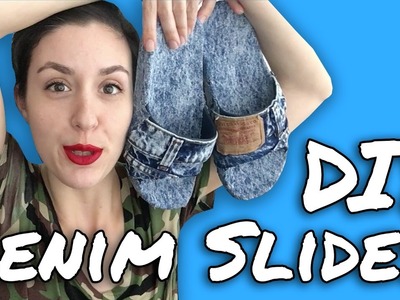 DIY Denim Slides -. Denimism | HISSYFIT