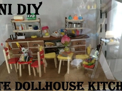 DIY DollHouse kit  (Cute Dollhouse Kitchen)