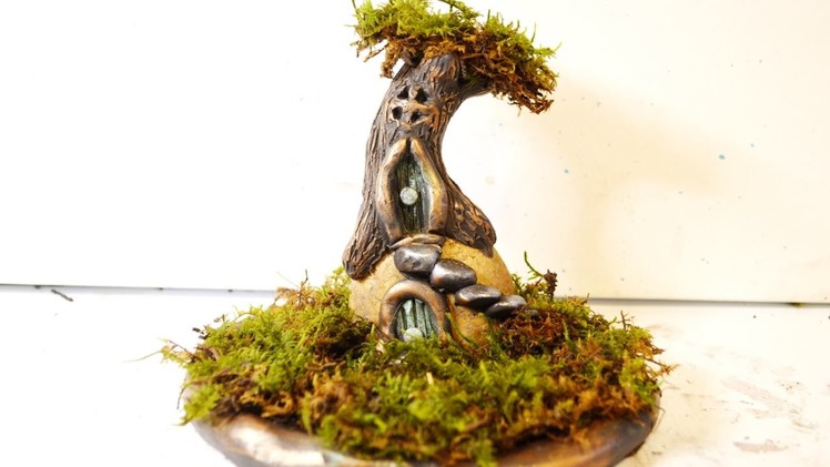 DIY Fairy Tree House and Garden