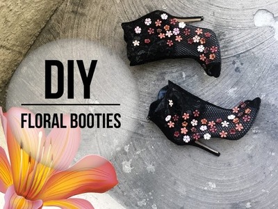 DIY Floral Booties (Zara Inspired)