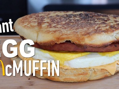 DIY GIANT EGG McMUFFIN