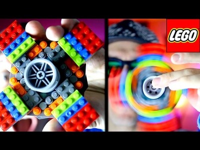 DIY GIANT Lego Fidget Spinner Tutorial! Make your own awesome Lego Hand Spinner!