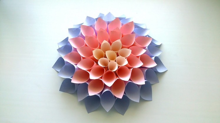 DIY Giant Paper Flower Tutorial