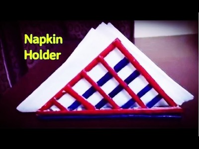 DIY | How to make newspaper napkin holder |  tissue paper holder  | Newspaper Craft | home decor