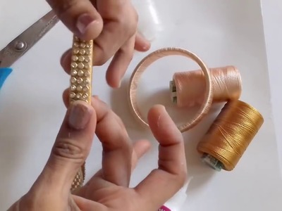 DIY || making of easy and simple silk thread bangles at home || silk thread jewellery