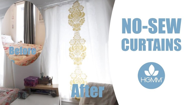 DIY No-Sew Curtains Tutorial