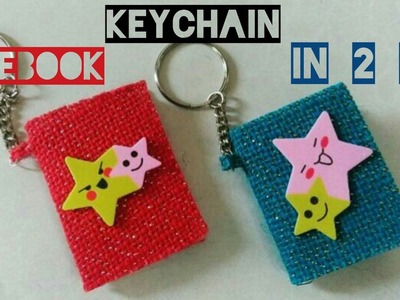 DIY NoteBook Key chain in 2 Min | Mini Book