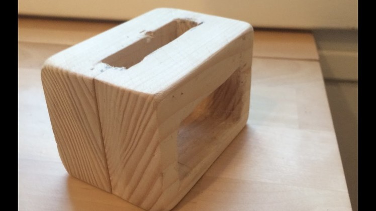 DIY - Passive wooden iPhone speaker Dock