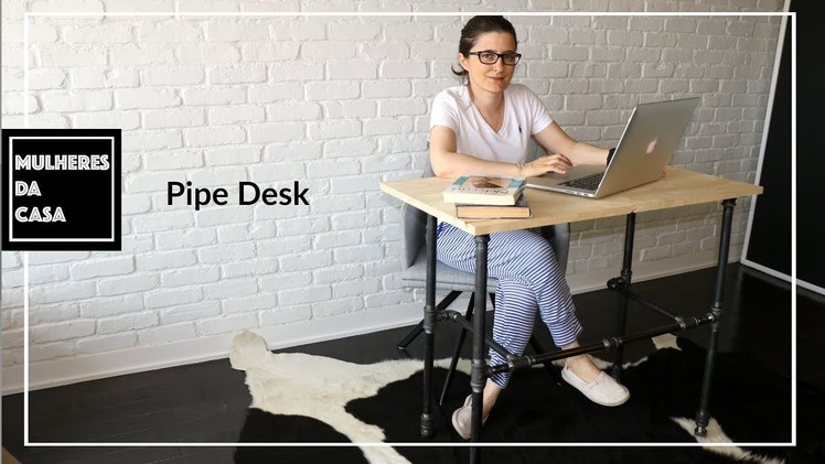 DIY Pipe Desk