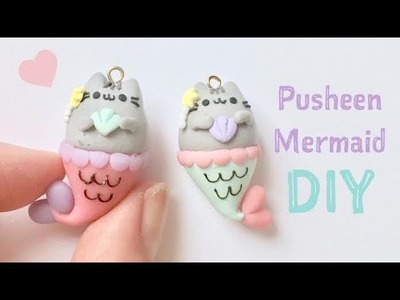 DIY Pusheen Mermaid Charm