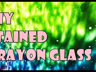 DIY Stained Crayon Glass Art || Mothers Day Gift Ideas || Arts, Crafts, and Timelapse