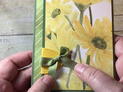 DIY Stampin' Up! Tri-fold card with BJ Peters