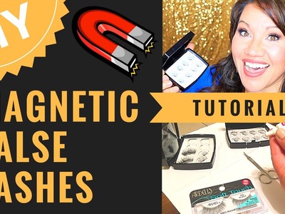 DIY tutorial: MAGNETIC LASHES! How to make your perfect magnetic eyelashes