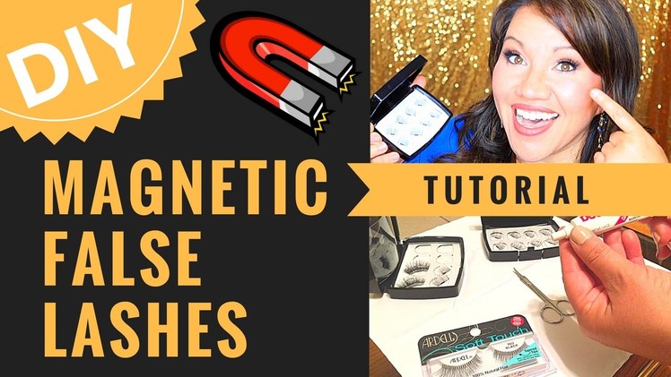 DIY tutorial: MAGNETIC LASHES! How to make your perfect magnetic eyelashes