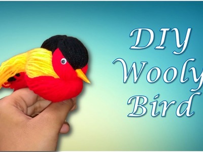 DIY woolen bird for Home Decoration, How to create a cute yarn bird, DIY craft tutorial, Yarn Bird,