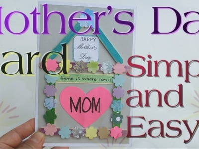 Easy Mother's Day Card for Kids to Make|Popsicle Craft Sticks|Everyday Fun