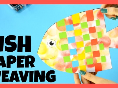 Fish Paper Weaving Craft - paper crafts for kids