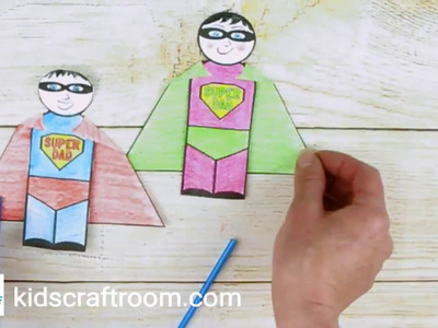 Flying Super Dad - Father's Day Craft