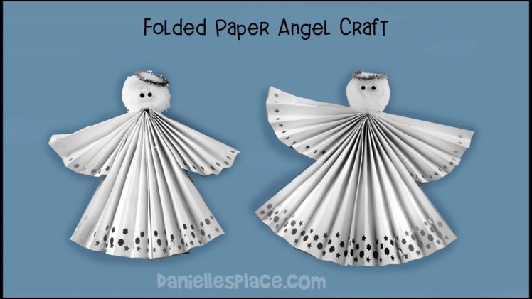 Folded Paper Angel Craft