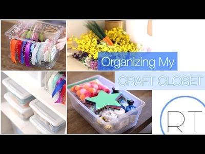 How I Organize My Craft Supplies & DIY Projects
