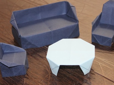 How to make a DIY Origami Paper Sofa (Paper Craft) Creative X