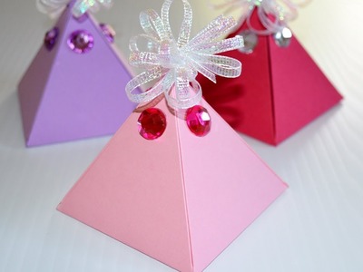 How to Make a Gift Box - DIY Pyramid Box EASY