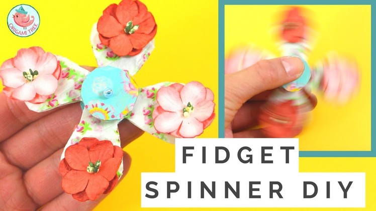 How to Make an Easy Fidget DIY that SPINS without Bearings! Easy Fidget Toy Tutorial