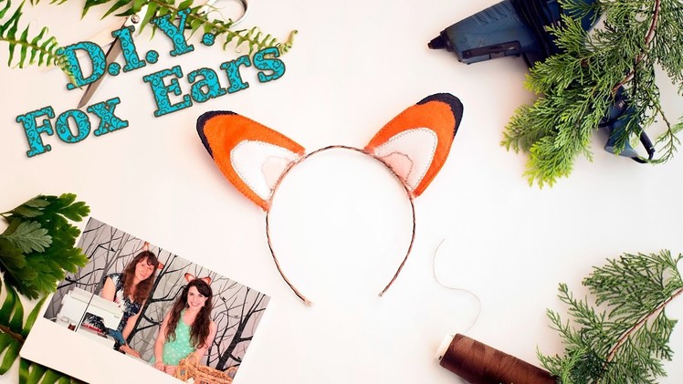 How to make Felt or Vinyl Fox Ears | Great Craft Ideas For Kids | A Damsels in DIY Tutorial