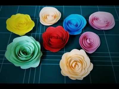 How to make rolled paper roses. DIY Flower