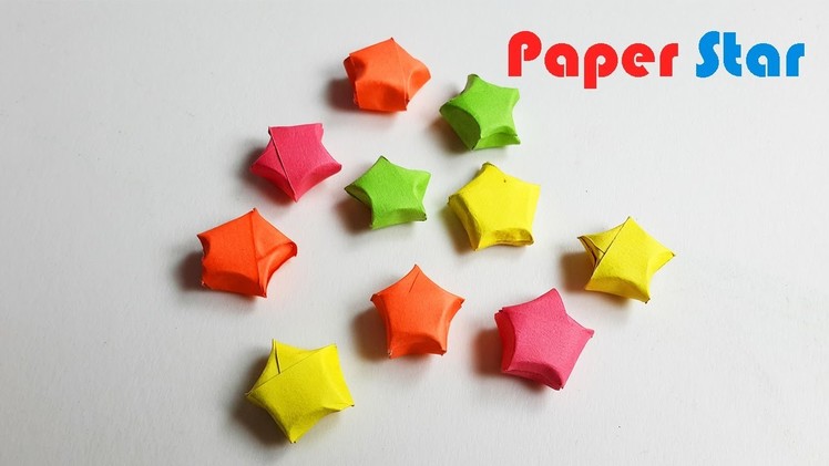 How to Make  Simple and Easy  paper stars - origami stars tutorial - DIY Paper Craft Ideas