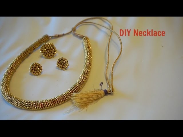 How To Make Slik Thread Jewelry Set.Easy craft