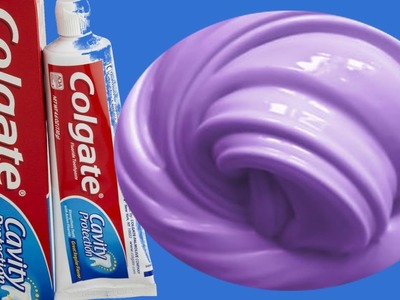 How to Make Slime Colgate Toothpaste and glue and salt, Without Borax , Without Starch and Detergent