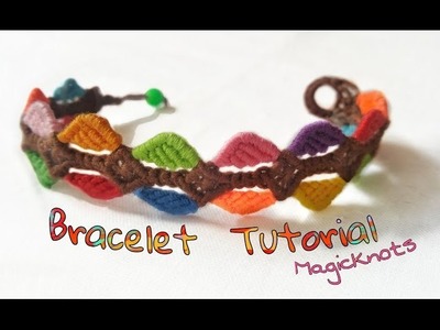 Macrame Colorful Bracelet ♥ DIY ♥