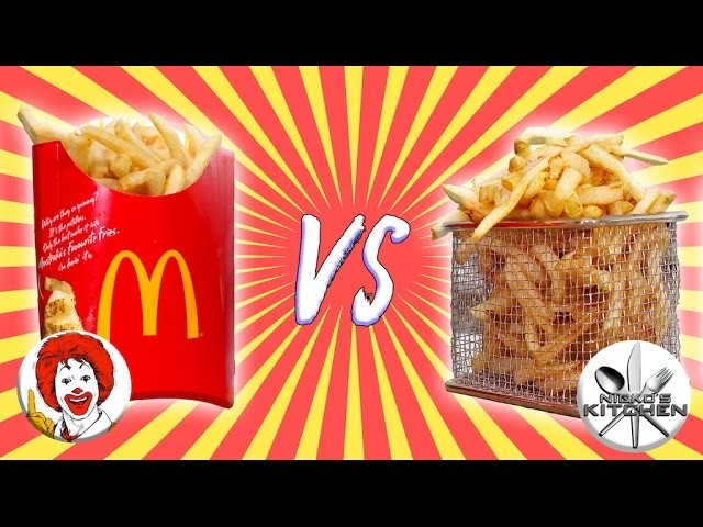 McDONALDS VS HOMEMADE - DIY McDonald's French Fries Recipe