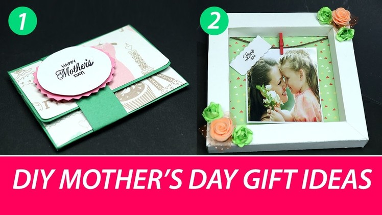 Mothers Day Craft: DIY Mothers Day Gift Ideas (Shadow Box Photo Frame & Letter Holder)