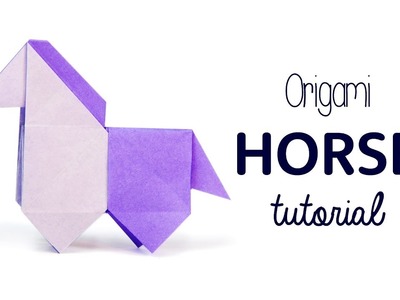 Origami Horse Tutorial ???? DIY ???? Paper Kawaii