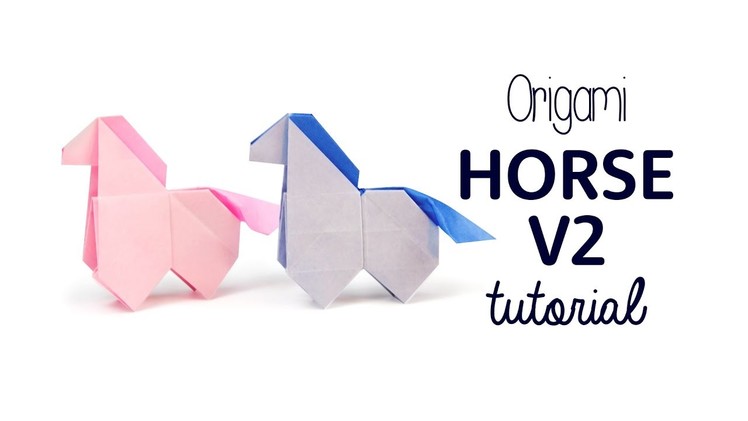 Origami Horse Tutorial Version 2 ???? DIY ???? Paper Kawaii