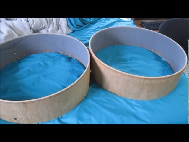 Pancake Bass Drum Project Kick Flat Drums DIY Create Build Make Your Own Timp Floor Tom Timpani