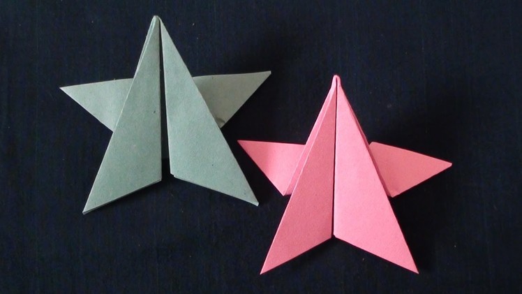 Paper Lucky Star Origami Tutorial | DIY Paper Arts and Craft for Kids